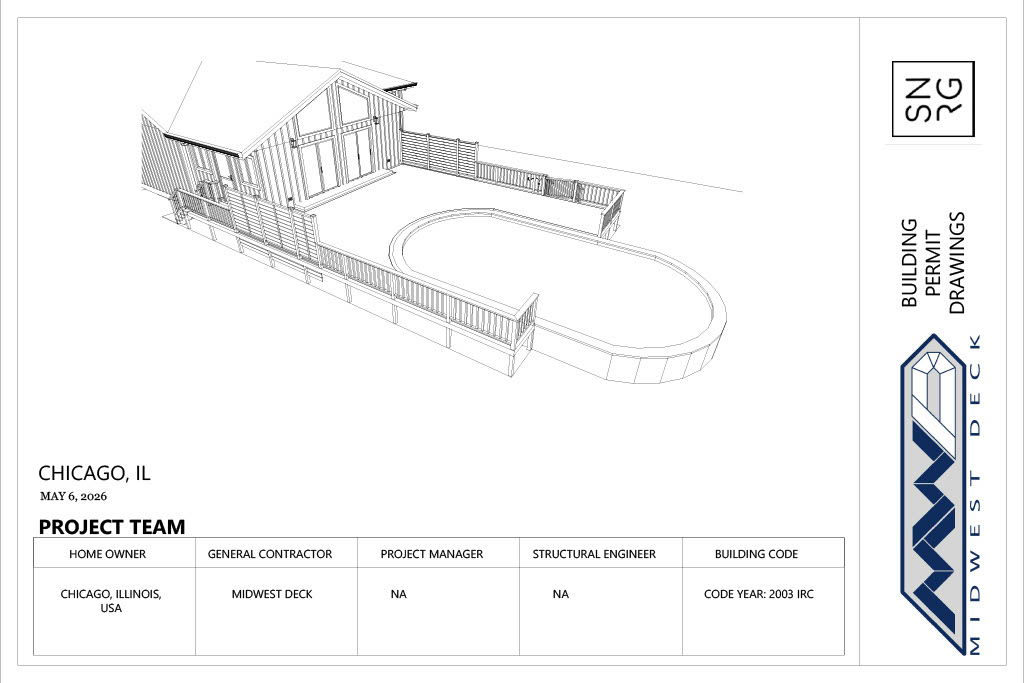 Blueprint deck designs