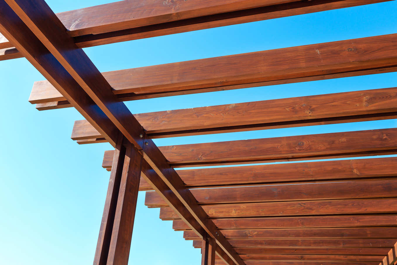 Closeup of Pergolas