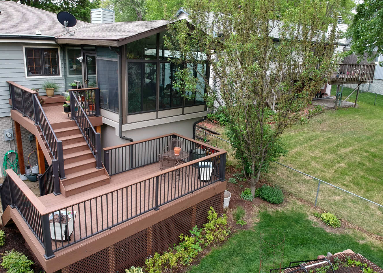 Multi Level Deck with Three Seasons